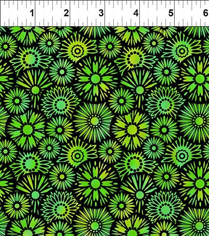 Unusual Garden II by Jason Yenter 8ugb-2 Digitally Printed Cotton Woven Fabric