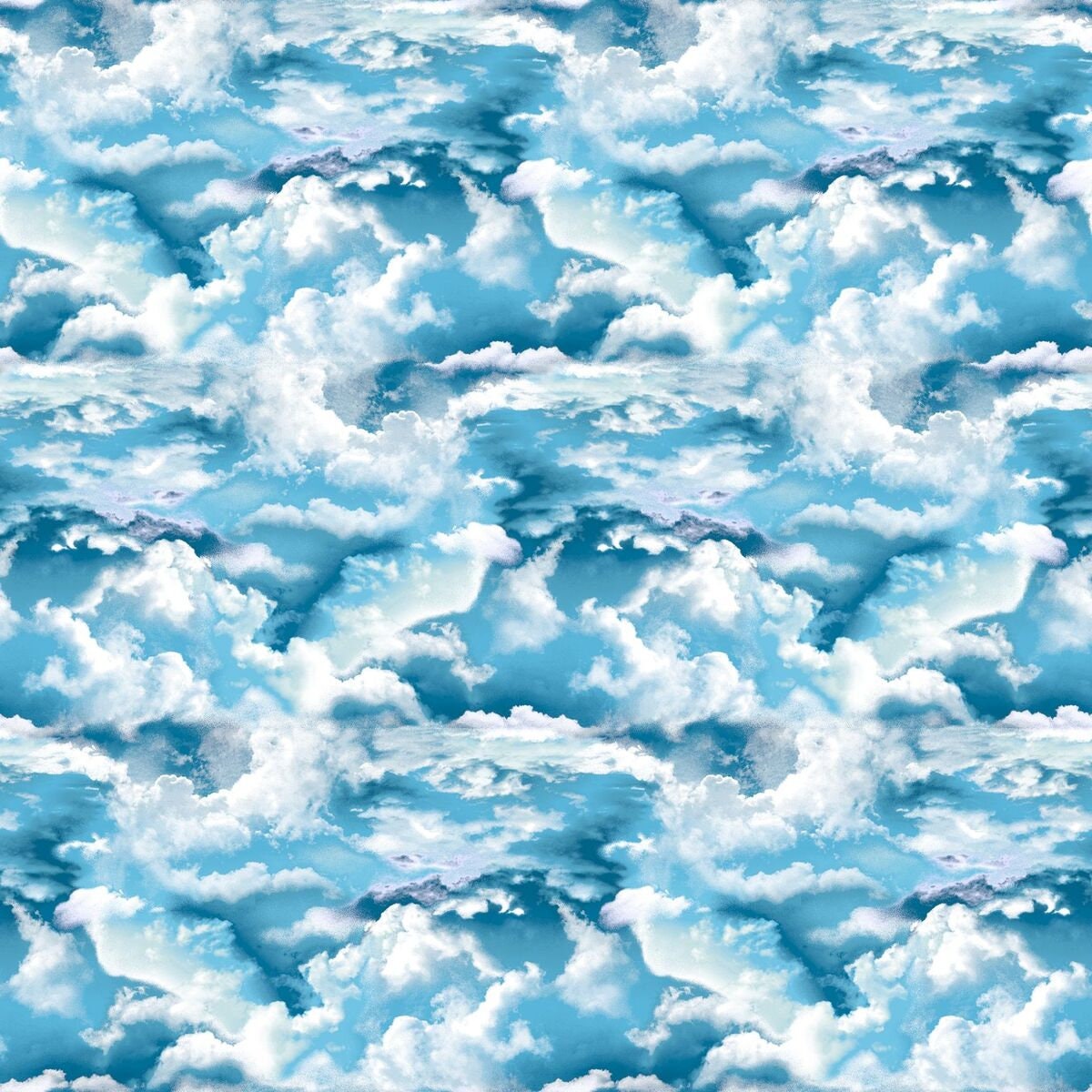 The Lightkeeper's Quilt CLOUDS Blue 5009-17 Cotton Woven Fabric