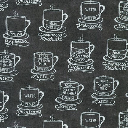 Metro Cafe AZLD-19555-184 Charcoal Cotton Woven Fabric