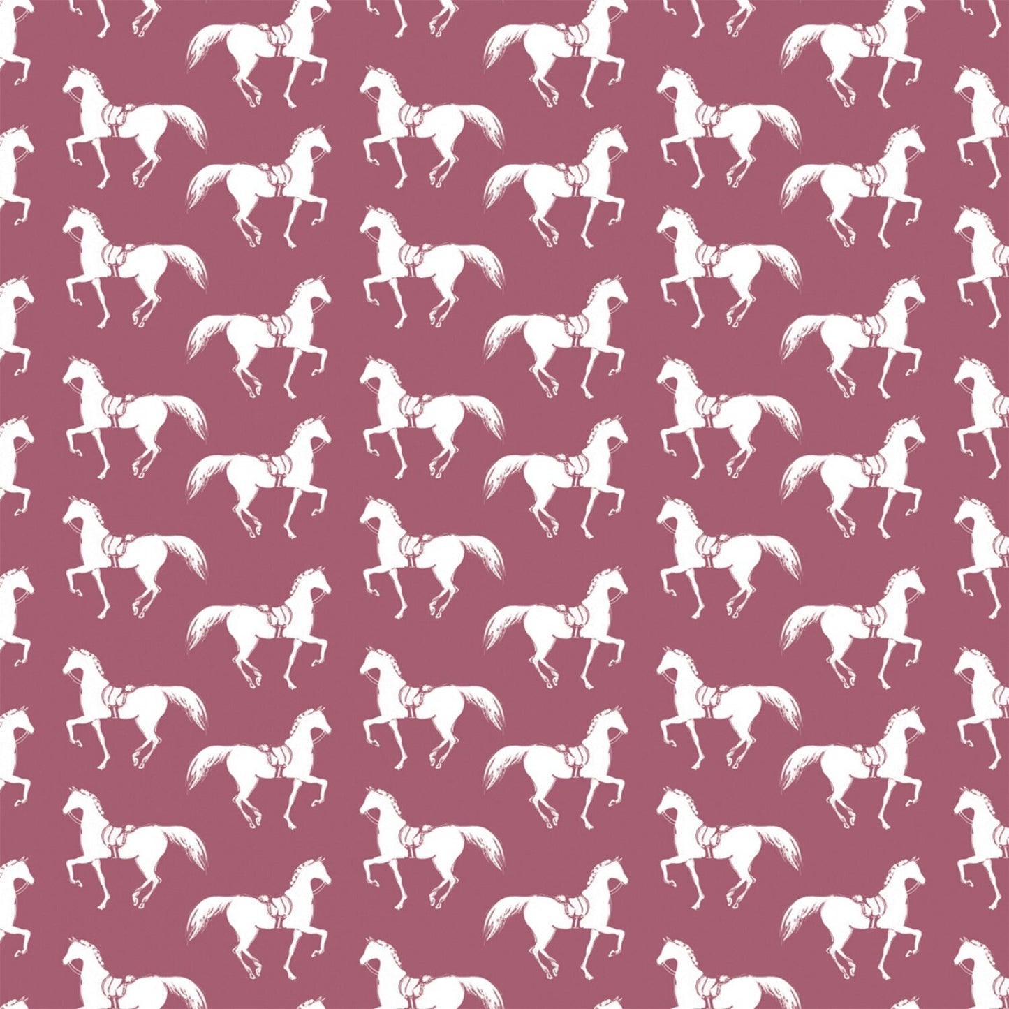 Best in Show by Sara Berrenson Maroon Riding Club Digitally Printed 26190105J-2 Cotton Woven Fabric