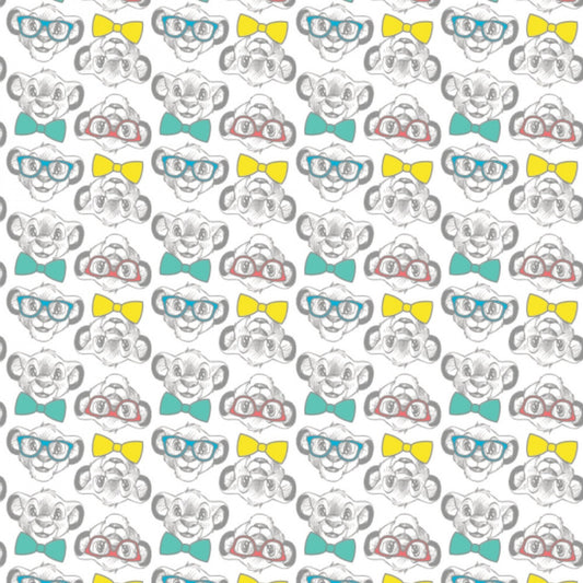 Disney Dress to Impress Lion King Simba Bowtie 85260301-1 Licensed Cotton Woven Fabric