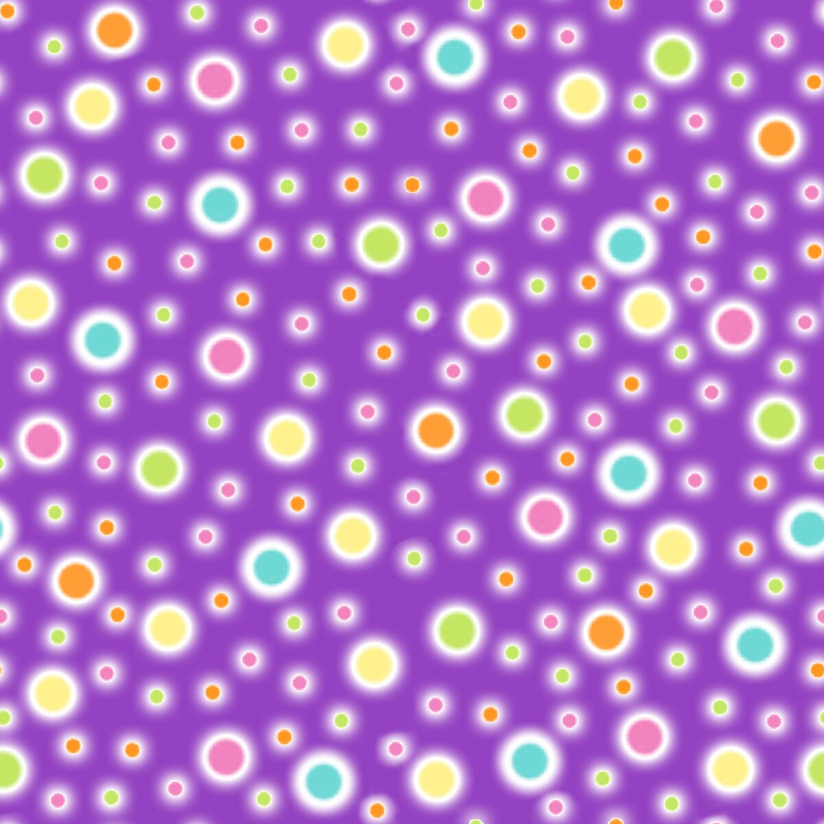 Emilia Dreams On Dots Purple 9943-55 Cotton Woven Fabric