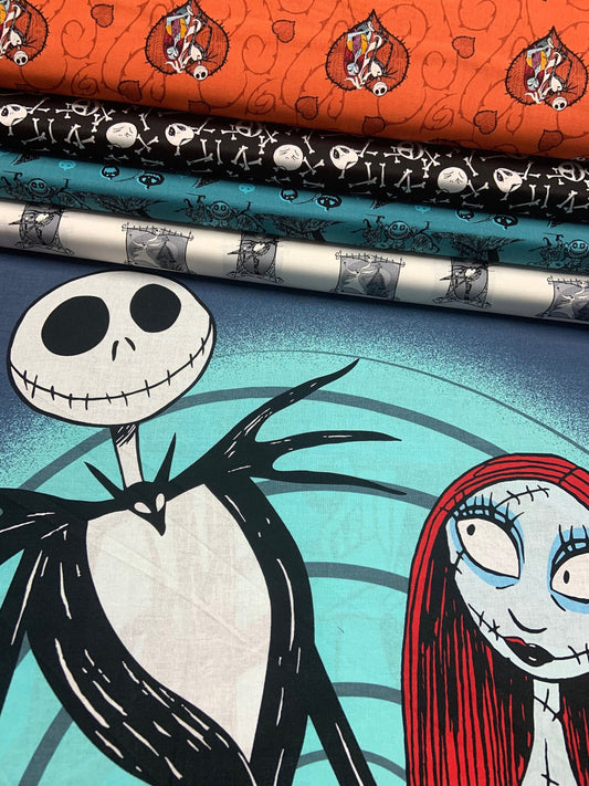 Licensed Disney Nightmare Before Christmas Framed Jack and Zero 68565G550715 Cotton Woven Fabric