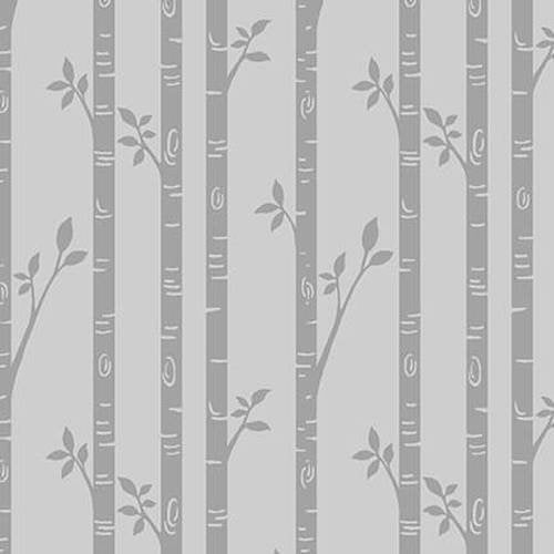 Be Wild by Jessica Mundo Forest Trees Gray 9043-91 Cotton Woven Cotton