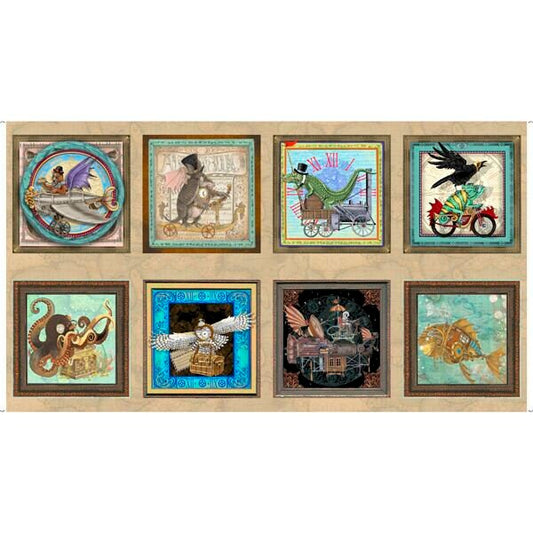 Fantasy & Fiction by Roberta Morales 24" Panel Picture Patches 27550X Cotton Woven Panel