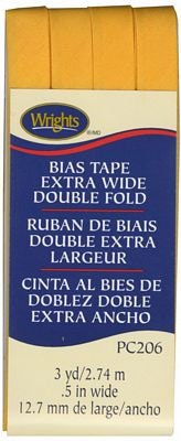 Extra Wide Double Fold Bias Tape Bias Tape X Wide Double Fold Marigold W117206 1246
