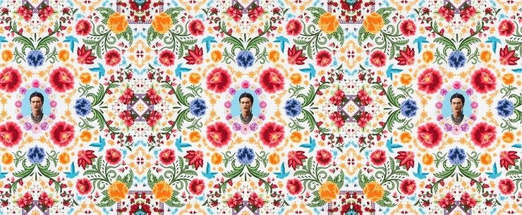 Frida Kahlo AULD-19611-1-F257  Cotton Woven Fabric