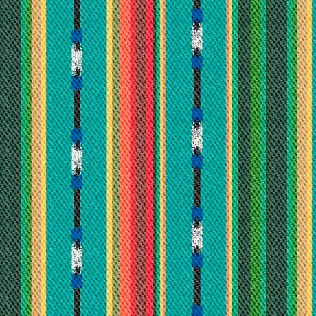 Dream Weaver Textured Serape Stripe Turquoise 27653-Q Cotton Woven Fabric