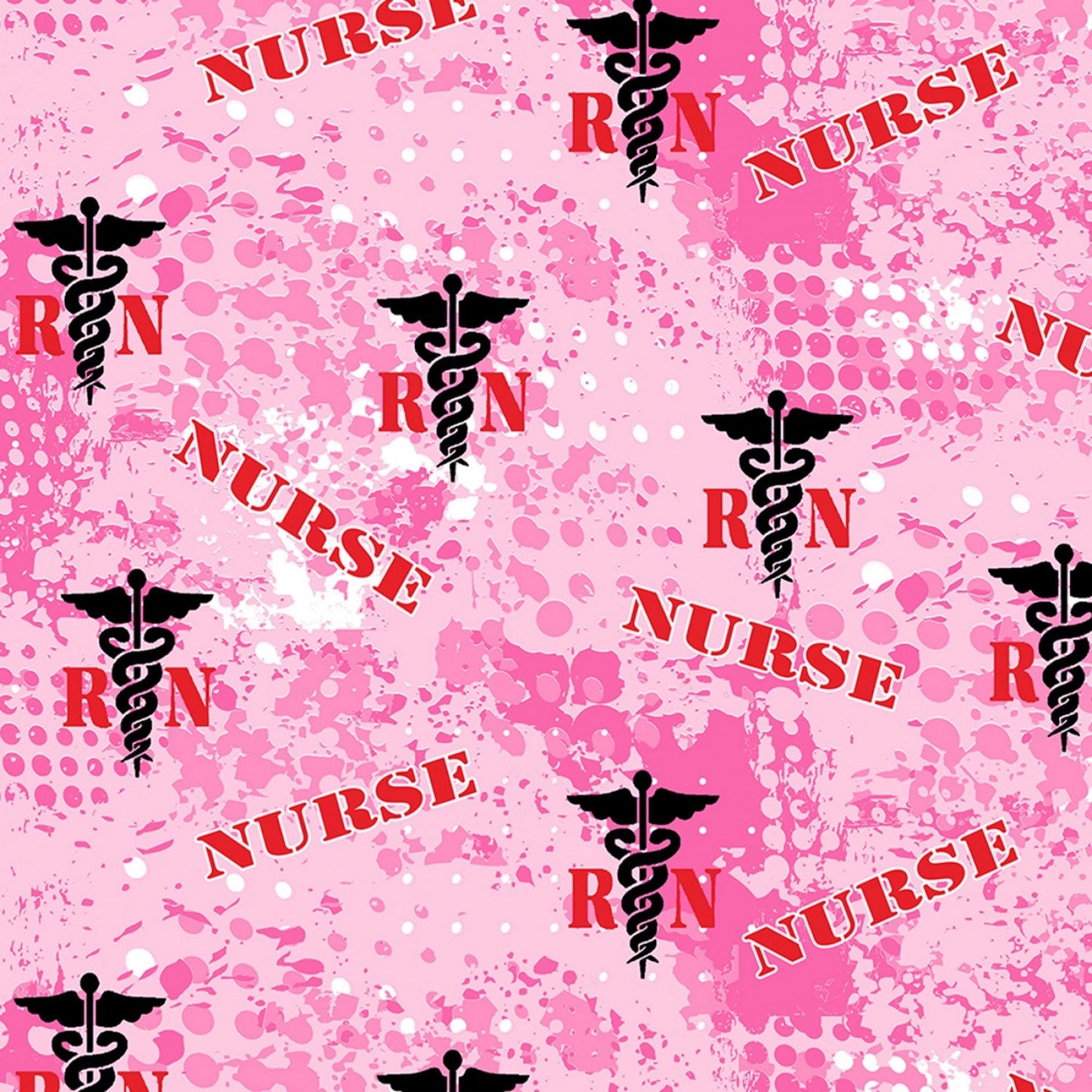 Pink Nurse RN 1180-NURSE Cotton Woven Fabric