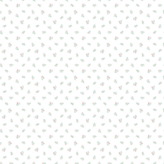 Mythical by Rae Ritchie Mini Floral White ST-SRR1433 Cotton Woven Fabric