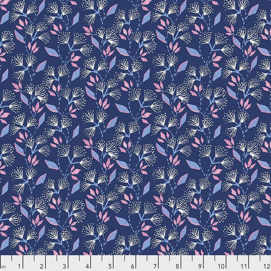 Ganesha Garden by Dena Design Mystic Blue PWDF301.BLUE Cotton Woven Fabric