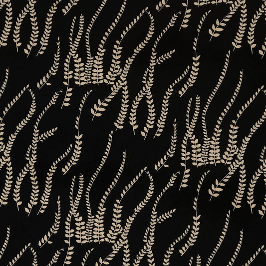 The Ghastlies Ghastlie Lake A Ghastlie Reef Black 8847E Cotton Woven Fabric