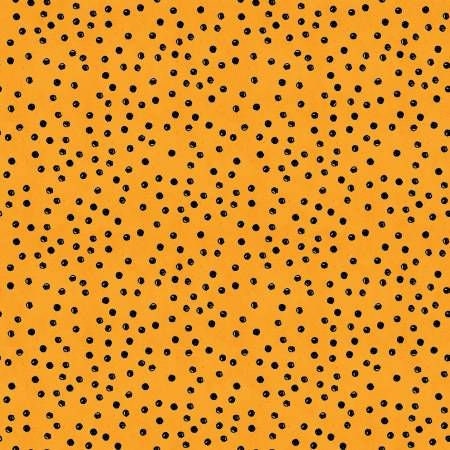 Goose Tales by J. Wecker Frisch Scattered Dots Orange C9393-ORANGE Cotton Woven Fabric