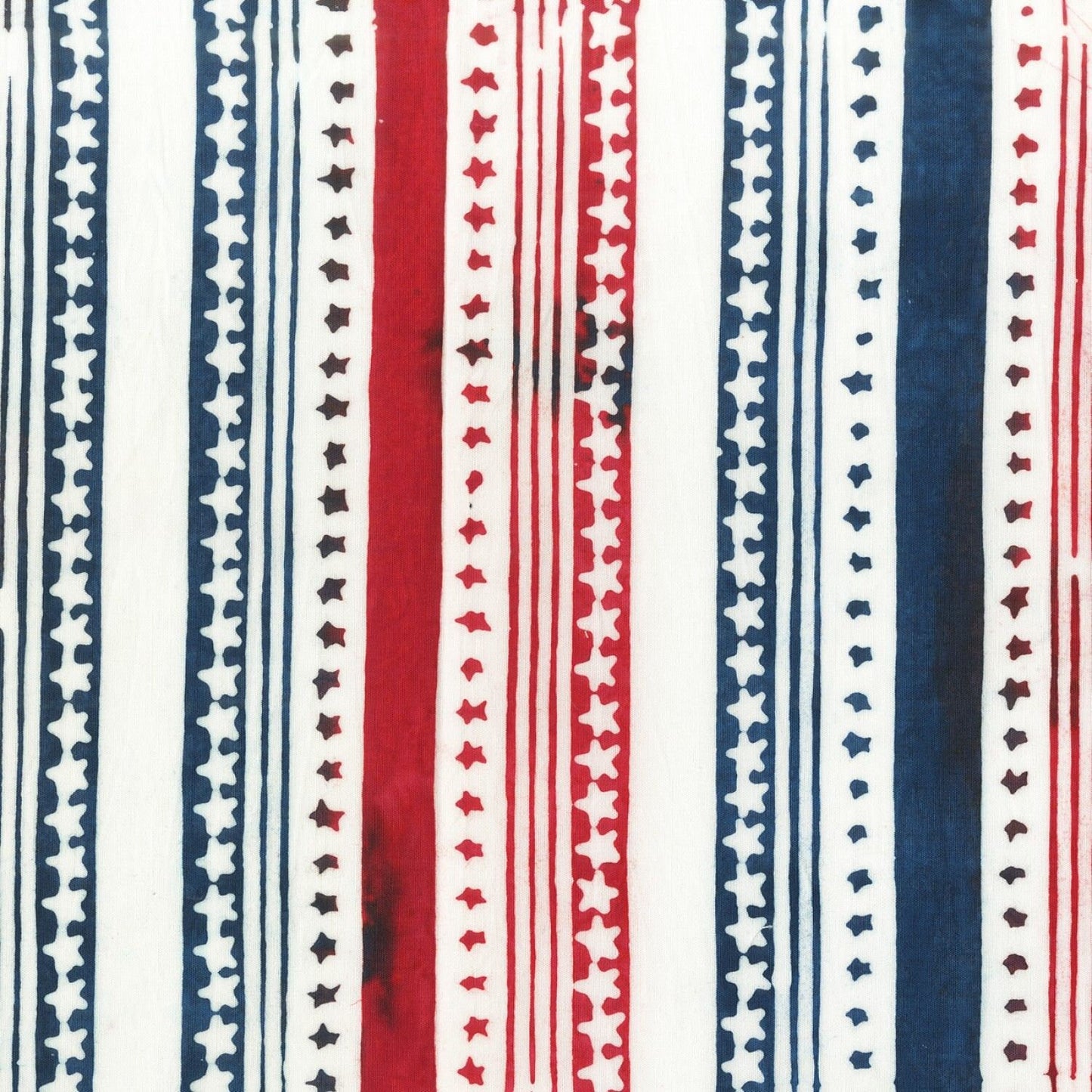 Freedom Batik Patriotic Batik Print 9003Q-1 Cotton Woven Fabric