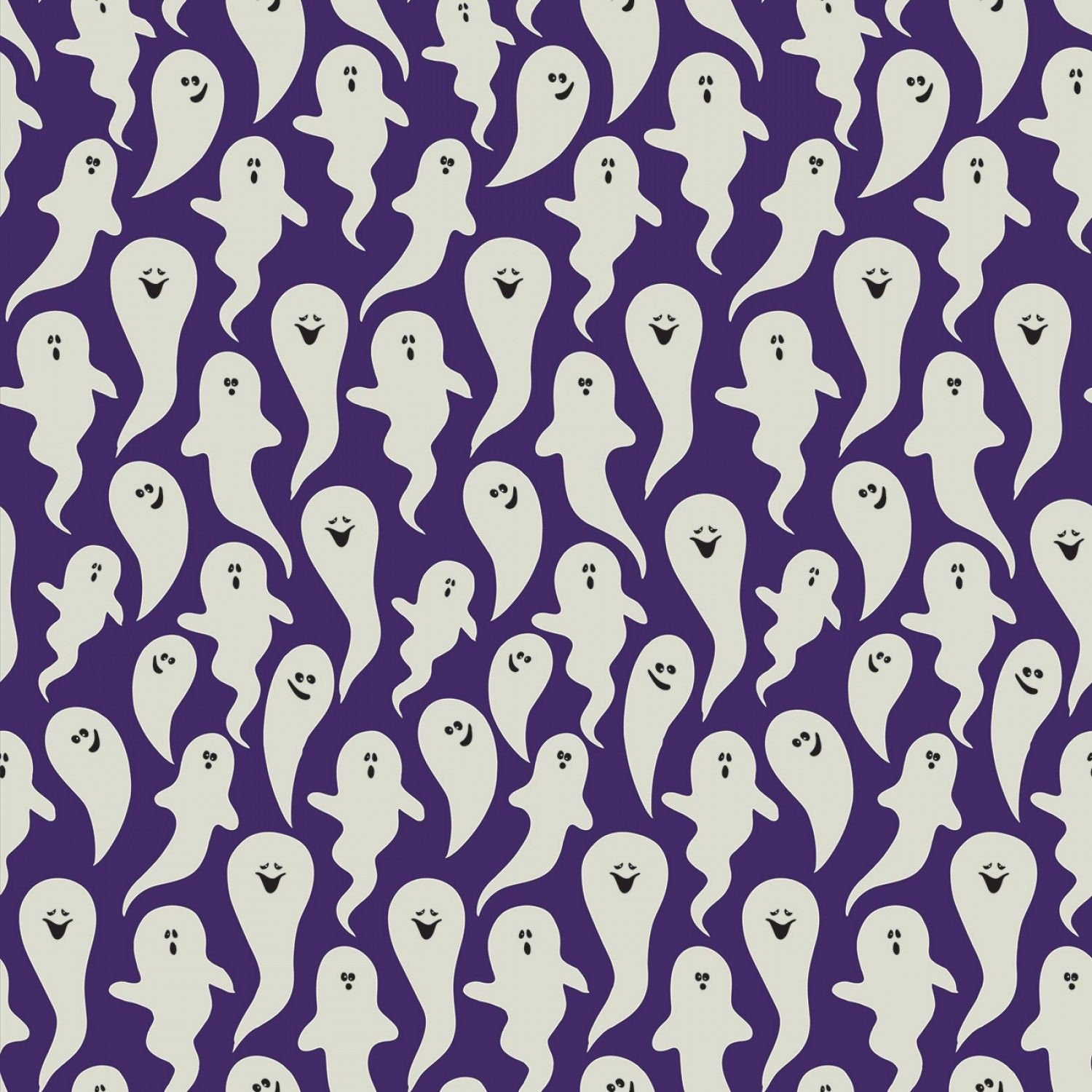 Hocus Pocus by Echo Park Ghosts Purple C9491-PURPLE Cotton Woven Fabri ...