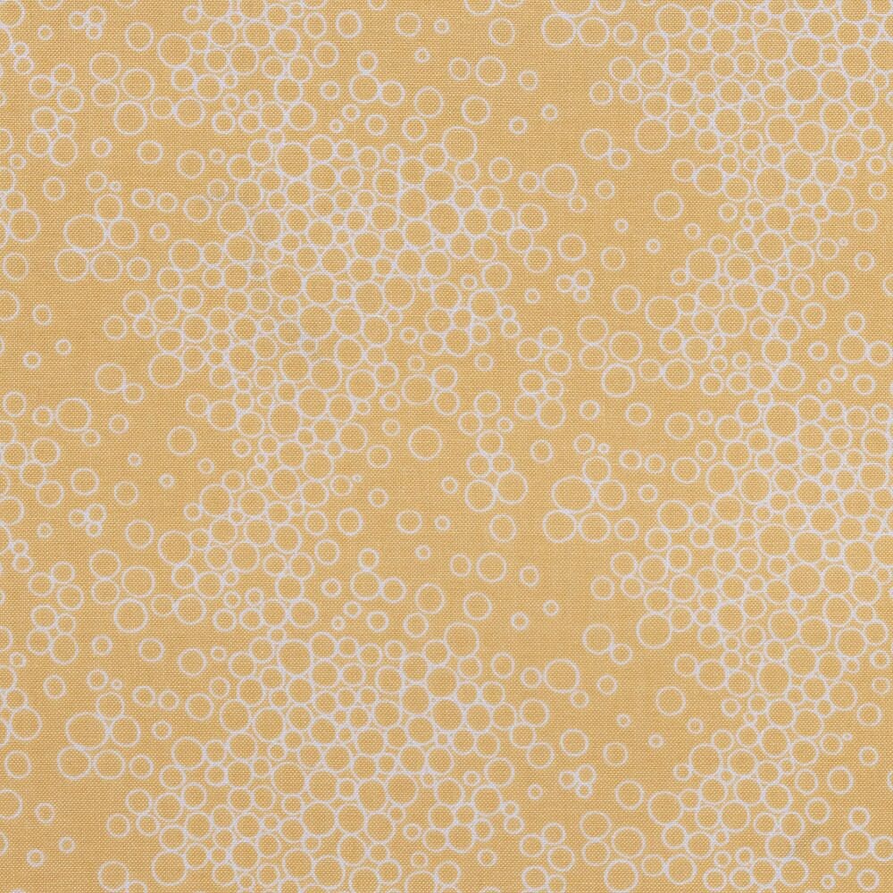 The Ghastlies Ghastlie Lake A Ghastlie Bubble Gold 8849K Cotton Woven Fabric