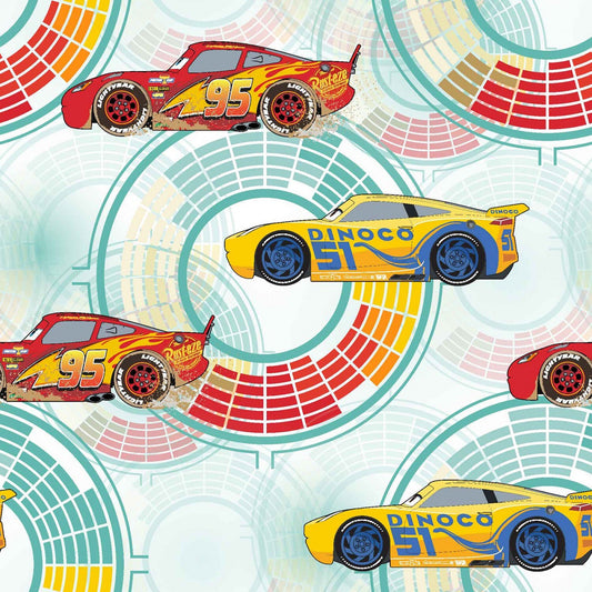 Licensed Disney Cars Need for Speed Disney Pixar 69006G550715 Cotton Woven Fabric