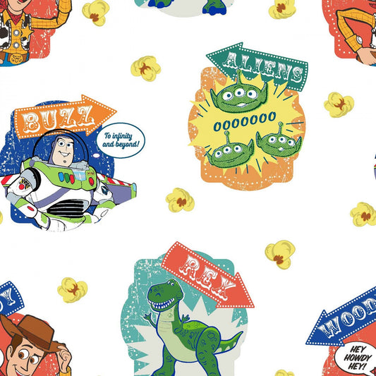 Licensed Disney Character Badges 68534A620715 Cotton Woven Fabric