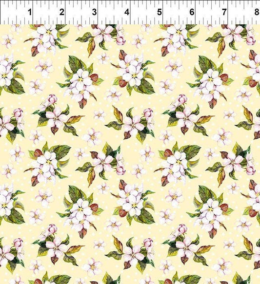 Pretty in Pink Small Blossoms 4pip-1 Cotton Woven Fabric