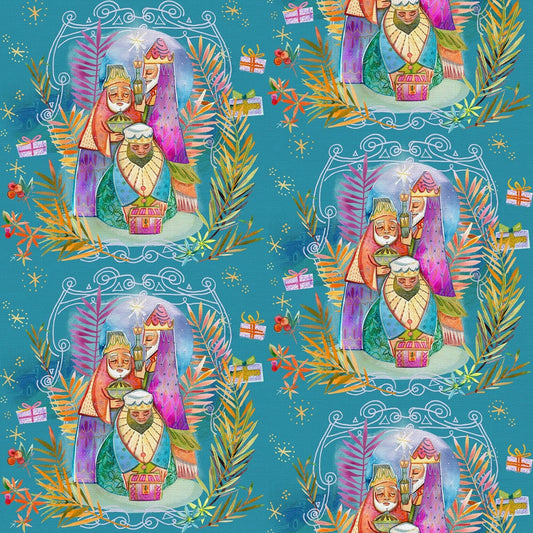 Christmas Peace by Amarilys Henderson Three Kings 120-21398 Cotton Woven Fabric