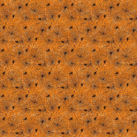 Wicked By Nina Djuric Spider Web 23445-54 Cotton Woven Fabric