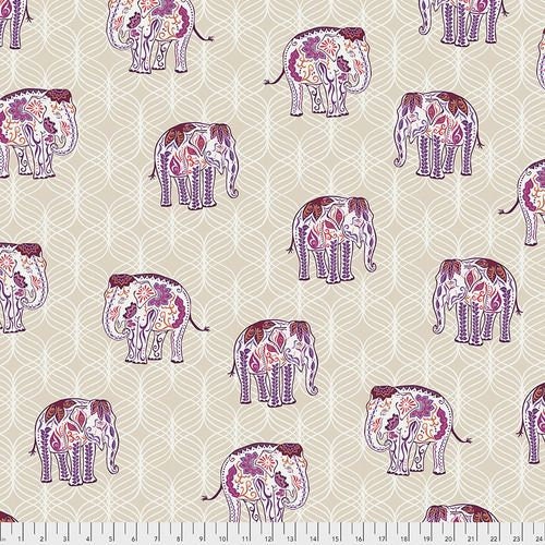 Kismet by Valori Wells The Parade Raspberry PWVW010.RASPBERRY Cotton Woven Fabric