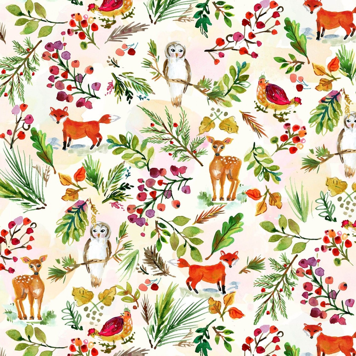 December to Remember by August Wren Winter Wonderland DAW1580MU Cotton Woven Fabric