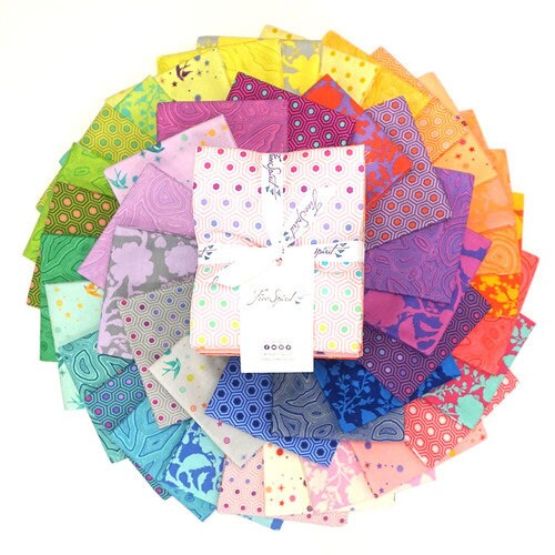 Tula Pink True Colors Hexy Rainbow Starling PWTP151.STARLING Cotton Woven Fabric