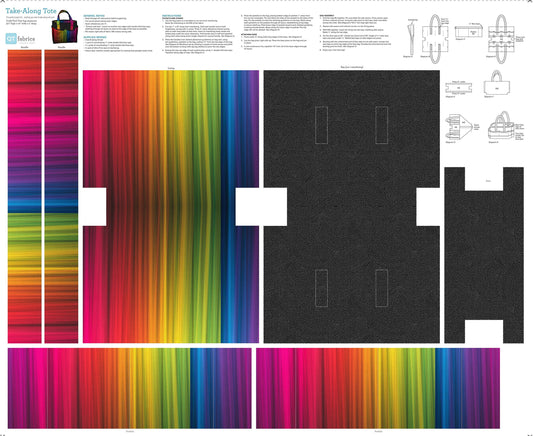 Sew N Go XII 36" Take Along Tote Panel 27815X Cotton Woven Panel