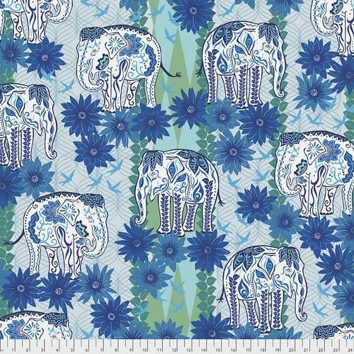 Kismet by Valori Wells The Gathering Ocean PWVW008.OCEAN Cotton Woven Fabric