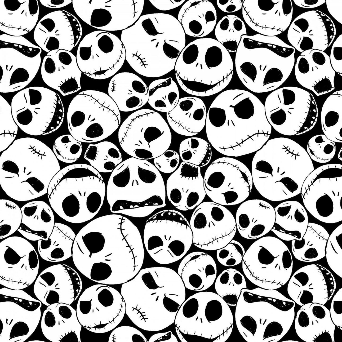 Licensed Disney Nightmare Before Christmas Packed Jack 645151100715 Cotton Woven Fabric