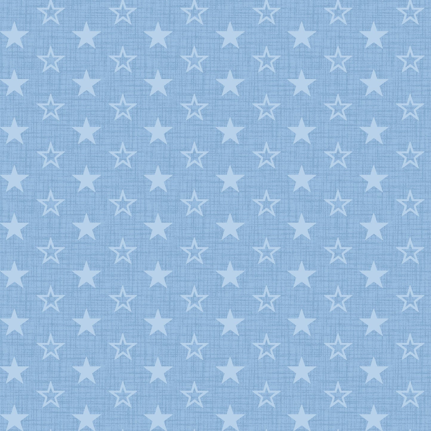 American Muscle by Chelsea Designworks Lt. Blue Mini Stars 5342-11 Cotton Woven Fabric