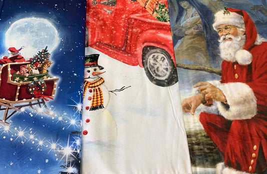 Holiday Spirit from Four Seasons 36" Panel Christmas Friends AL48270C1 Digitally Printed Cotton Woven Panel