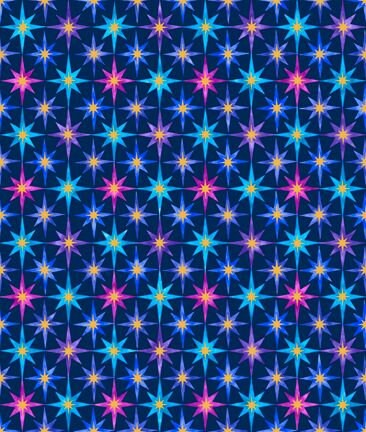 In The Beginning by Cindy Sepp Stars Navy 27675N Cotton Woven Fabric
