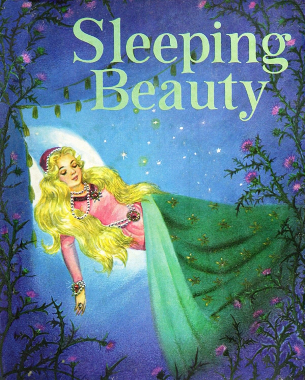 Vintage Storybooks from Four Seasons 36" Panel Sleeping Beauty BW01520C1 Cotton Woven Panel