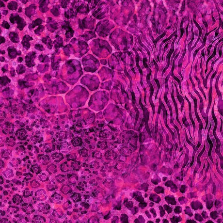 Serengeti by Dan Morris Animal Skin Blender Fuchsia 27768-P Cotton Woven Fabric