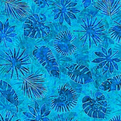 Serengeti by Dan Morris Palm Leaves Royal 27767-Y Cotton Woven Fabric