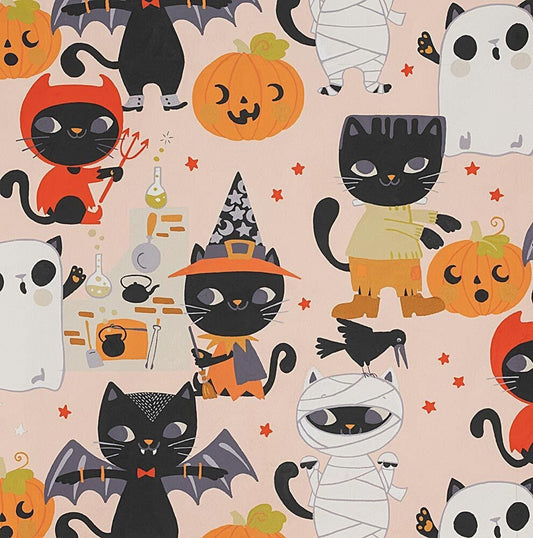 Alexander Henry Haunted House Costume Kitty Blush 8829a