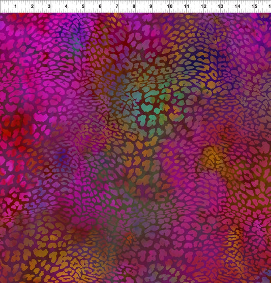 Safari Leopard Hot Pink 4saf-1 Cotton Woven Fabric