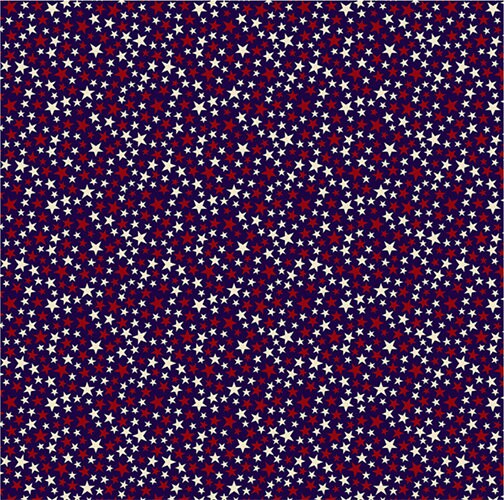 Heart of America Collection Red & White Stars on Navy 14128-N Cotton Woven Fabric