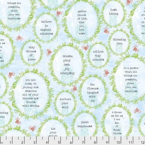 Spirit of the Garden by Kelli May Krenz Spirit Stories Fresh PWKK003.FRESH Cotton Woven Fabric