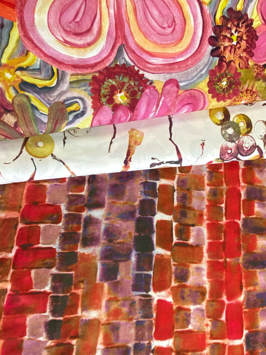 Fancy Free by Denise Burkitt Forest Medley PWDB013.MULTI-24 Cotton Woven Fabric