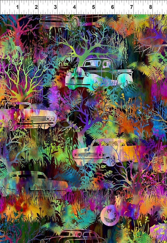 Urban Jungle by Jason Yenter 3uj-1 Cotton Woven Fabric