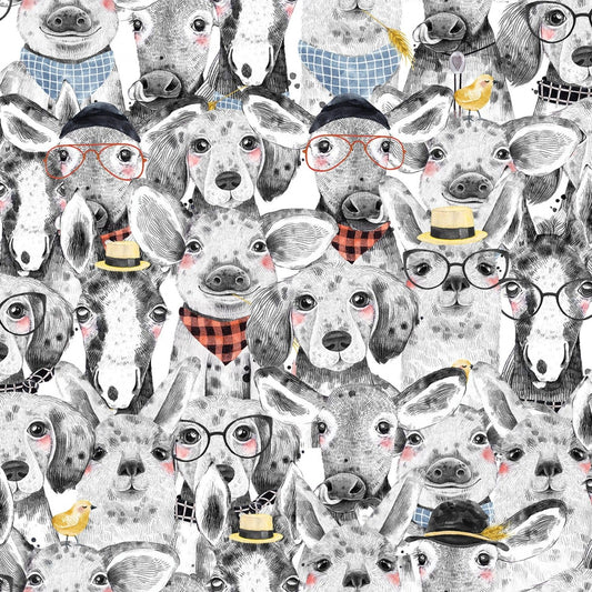 Fancy Farm 16480-MLT Cotton Woven Fabric