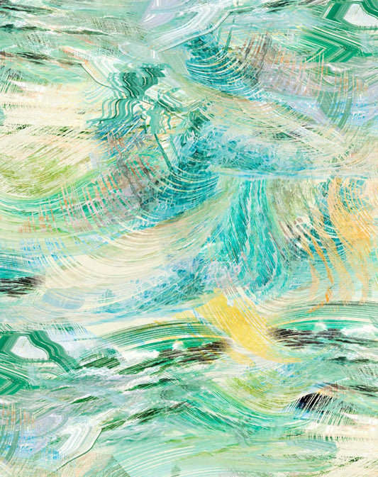 Garden State of Mind S4757-580 Cypress Digitally Printed Cotton Woven Fabric