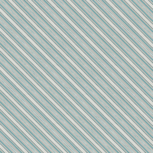 Homemade Happiness by Danhui Nai Diagonal Stripe Grey 89230-944 Cotton Woven Fabric