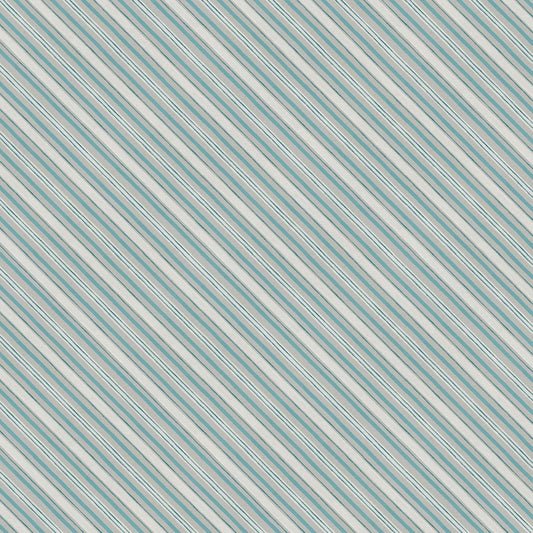 Homemade Happiness by Danhui Nai Diagonal Stripe Grey 89230-944 Cotton Woven Fabric