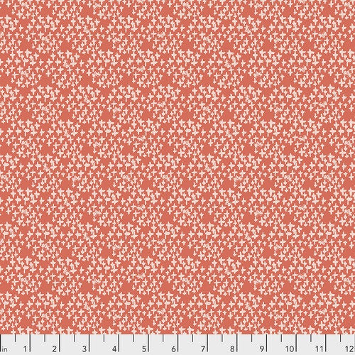 Spirit of the Garden by Kelli May Krenz Scattered Seeds Coral PWKK010.CORAL Cotton Woven Fabric