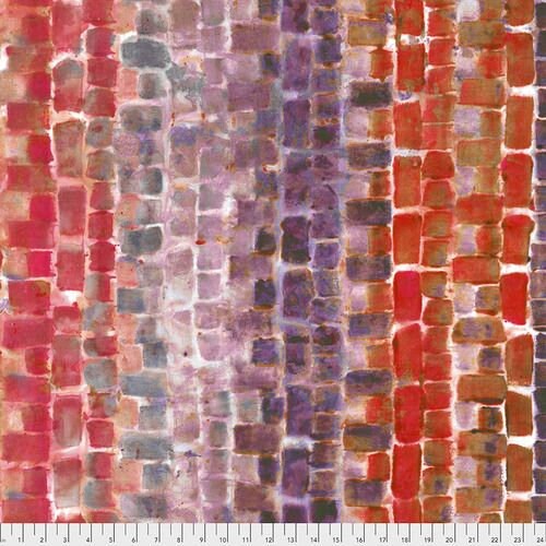 Fancy Free by Denise Burkitt Vine Magic Berry PWDB006.BERRY Cotton Woven Fabric