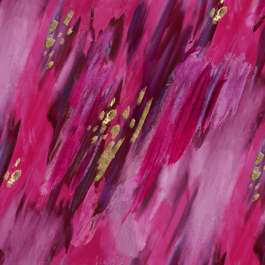 Metallic Fusion Multi Color Brush Strokes w/ Metallic 16550-MLT Cotton Woven Fabric